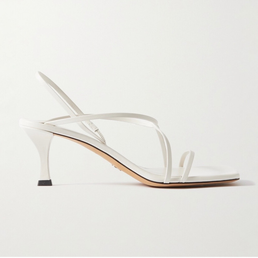 $625 Proenza Schouler square toe chic strappy sandal 2.5”current collection ‘25